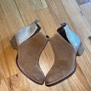 Diba True Stop By Two Toned Ankle Boot Booties 7
